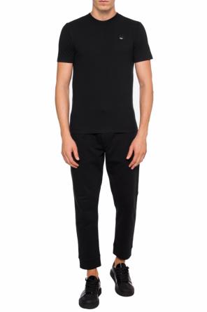 T-shirt with a swallow motif application, zdjęcie 2 T-shirt with a swallow motif application od McQ Alexander McQueen
